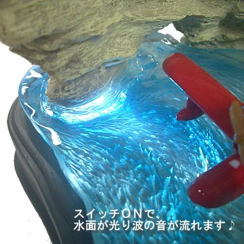 スタジオジブリ ジブリグッズ 紅の豚 ライトアップサウンドジオラマ