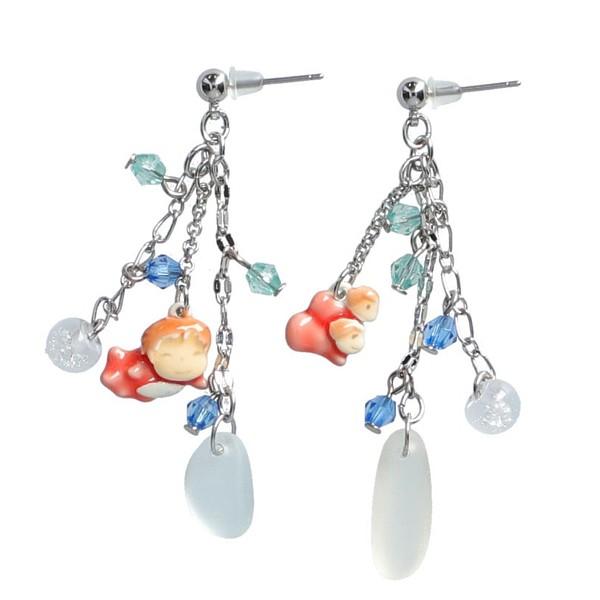スタジオジブリ ジブリグッズ 崖の上のポニョ ピアス ゆらゆら