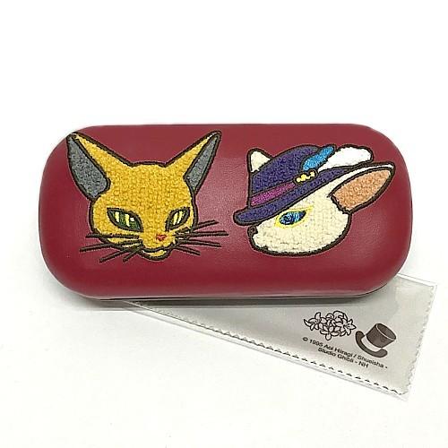 ジブリグッズ 刺繍めがねケース 耳をすませば バロン＆ルイーゼ
