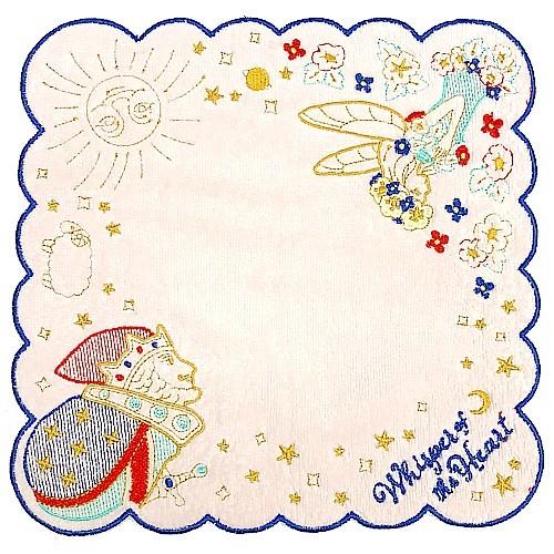 ジブリ グッズ 耳をすませば 刺繍スカラップミニタオル ドワーフ ジブリ グッズ 耳をすませば 刺繍スカラップミニタオル ドワーフ