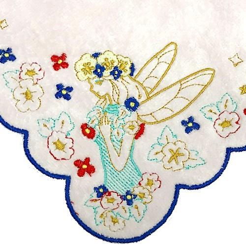 ジブリ グッズ 耳をすませば 刺繍スカラップミニタオル ドワーフ ジブリ グッズ 耳をすませば 刺繍スカラップミニタオル ドワーフ