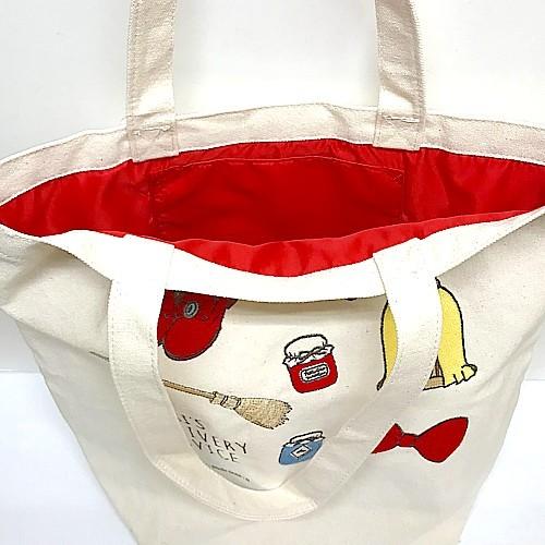 ジブリグッズ 縦型刺繍帆布トートバッグ 魔女の宅急便 Precious goods