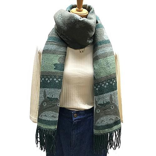 ジブリ - 【新品】となりのトトロ　ボタン付きストール　ジブリ 9/14(土)発売】となりのトトロ ボタン付ストール（雪のさんぽ
