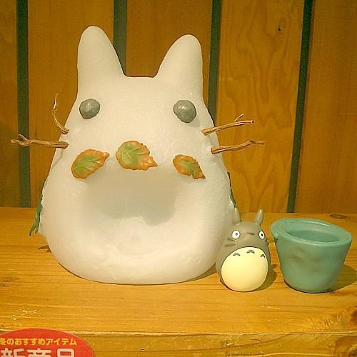 冬季限定ジブリグッズ/となりのトトロ】大きな貯金箱/雪んこ
