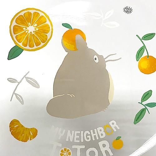 ジブリ食器 となりのトトロ 夏ミカンシリーズ ガラスプレート15cm