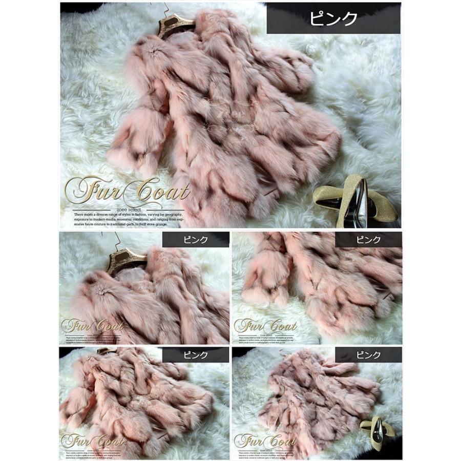 新色全３色　ボリュームたっぷり　フォックスファーコート　a505 |  | 03