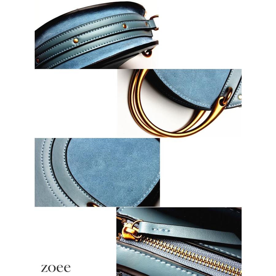 牛革バッグ レディース 丸型 丸い ハンドバッグ レザートート 2WAY ショルダーバッグ ブルー/イエロー/ブラック/アイボリー/ブラウン d921 |  | 02