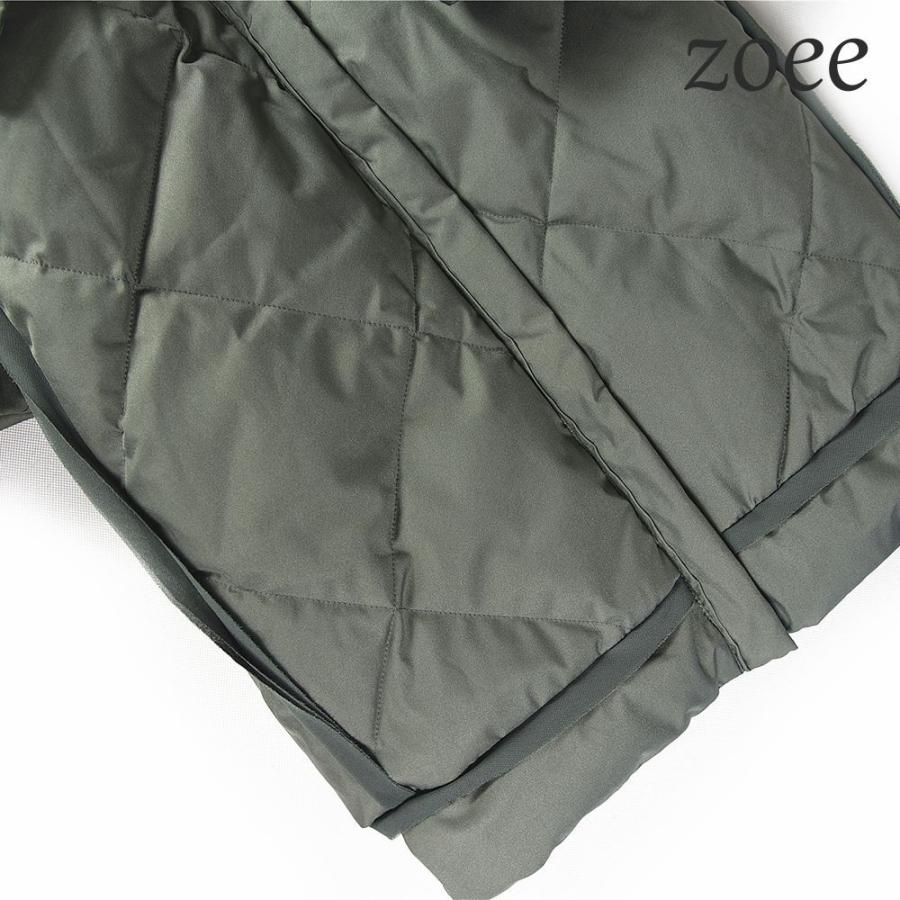 ダウンコート レディース 秋冬 フォックスファー フード ロングコート 2WAY 暖かい  おしゃれ アウター コート カーキ/ブラック/グレー M〜3L e306 |  | 04