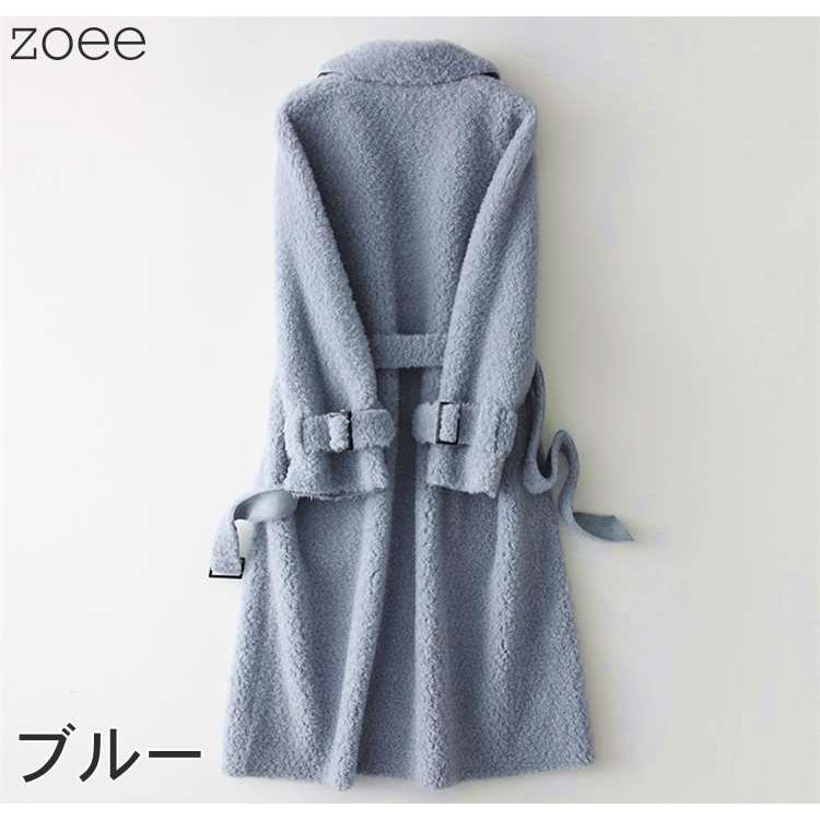 ウールコート トレンチコート レディース 秋冬 アウター コート ロング丈 ベージュ/アイボリー/ピンク/ブルー S/M/L f1f37 |  | 12