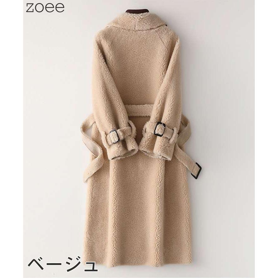 ウールコート トレンチコート レディース 秋冬 アウター コート ロング丈 ベージュ/アイボリー/ピンク/ブルー S/M/L f1f37 |  | 05