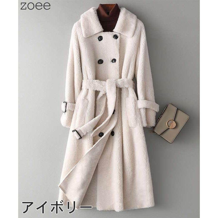 ウールコート トレンチコート レディース 秋冬 アウター コート ロング丈 ベージュ/アイボリー/ピンク/ブルー S/M/L f1f37 |  | 07