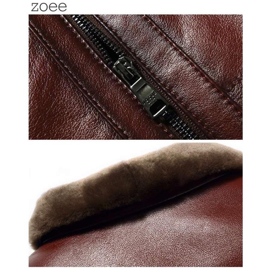 ライダースジャケット レザージャケット メンズ 秋冬 アウター 本革 牛革 レッドブラウン/ブラウン L/2L/3L/4L/5L f4a19 |  | 05