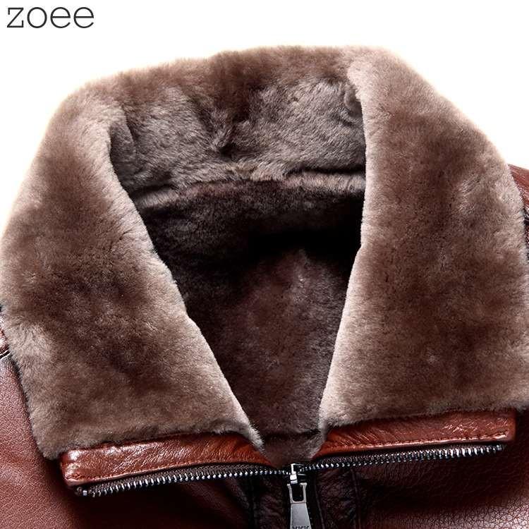 ライダースジャケット ラムレザージャケット メンズ 秋冬 アウター 本革 ラムファー ブラウン/ブラック L/2L/3L/4L/5L f4a20 |  | 02