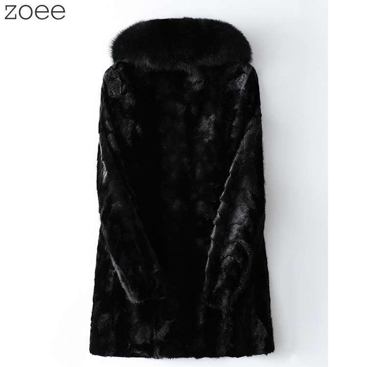 ミンクファーコート レディース 秋冬 アウター フォックスファー襟 ステンカラーコート 可愛い ブラック L/2L/3L/4L g1e04 |  | 01