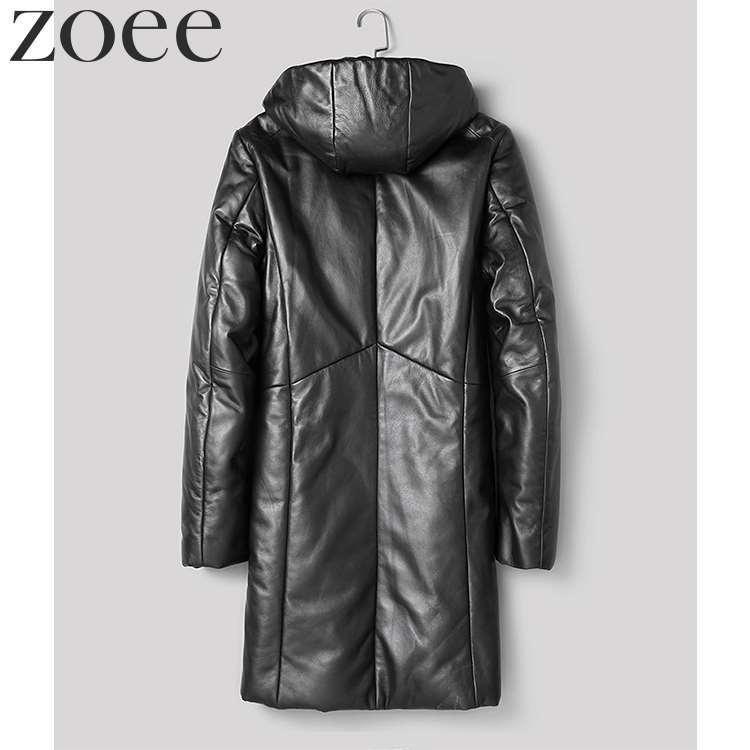 ダウンコート メンズ 秋冬 アウター ラムレザー 本革 フード 暖かい 格好良い ブラック L/2L/3L/4L/5L g4b04 |  | 01