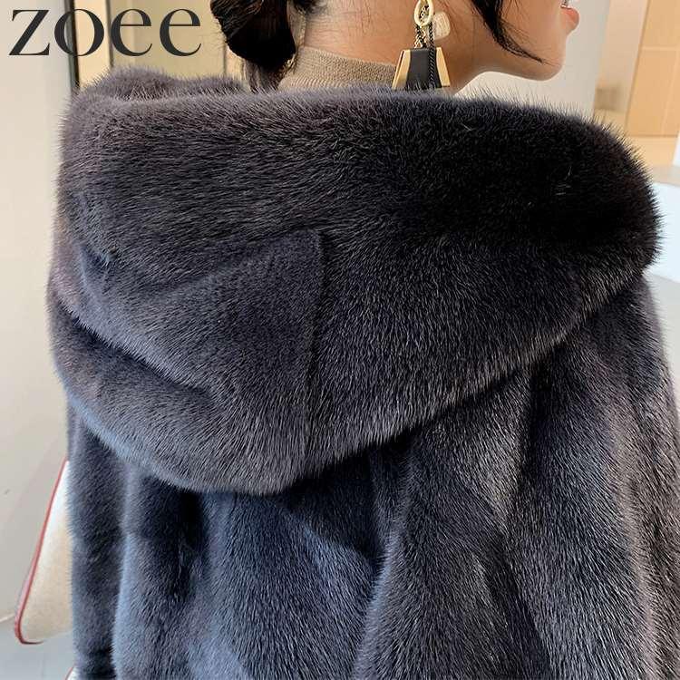 ミンクファーコート デンマーク産ミンクファー使用 レディース