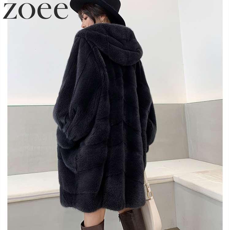 ミンクファーコート デンマーク産ミンクファー使用 レディース