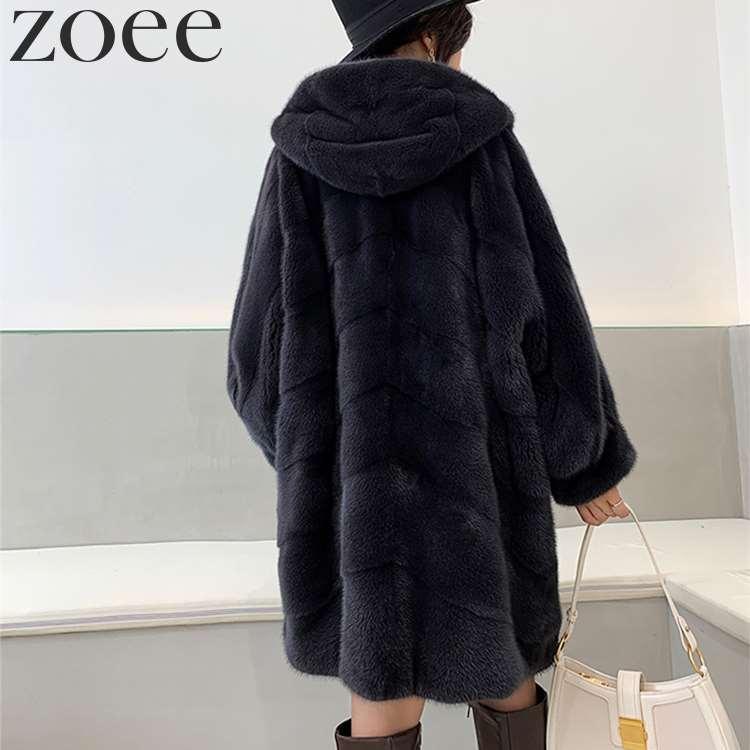 ミンクファーコート デンマーク産ミンクファー使用 レディース