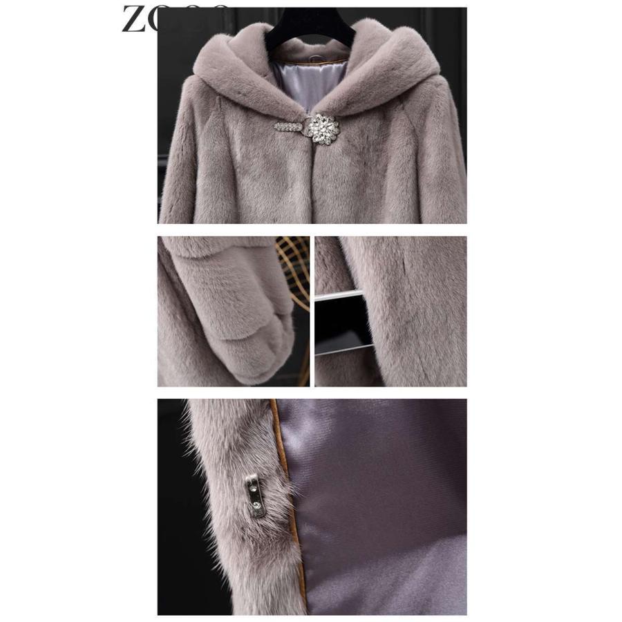 E913 L 11 ミツコシ ミンクファー グレー ファーコート レディース E913 L 11 ミツコシ ミンクファー グレー ファーコート レディース