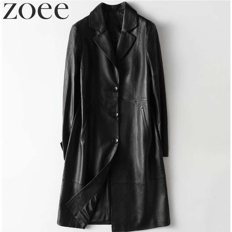 ラムレザーコート チェスターコート レディース 秋冬 本革