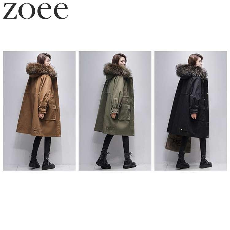 モッズコート レッキスファーインナー付き ラクーンファー 毛皮