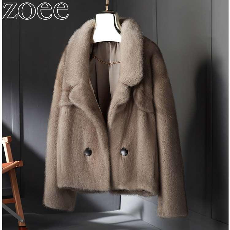 mink fur ミンクファー　サファイアミンク　毛皮　ショート丈 ミンクファージャケット ショート丈 毛皮 レディース 秋冬 アウター