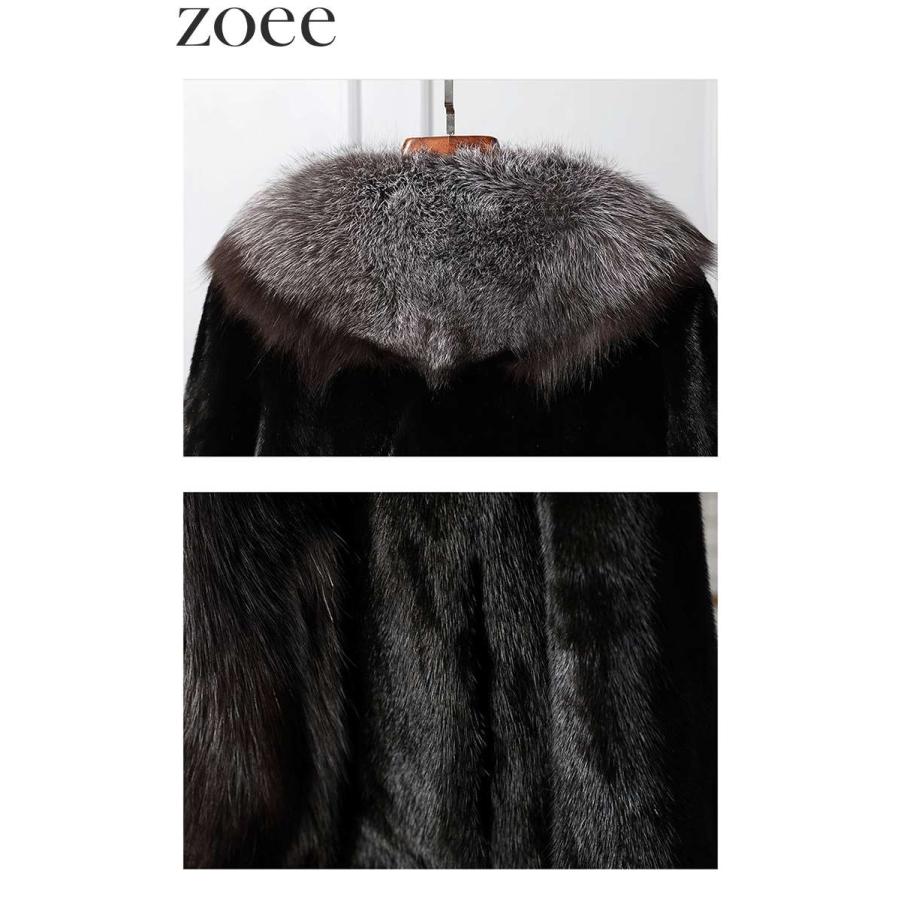 ミンク×フォックス ポンチョ型 ジャケット ミンク フォックス 毛皮