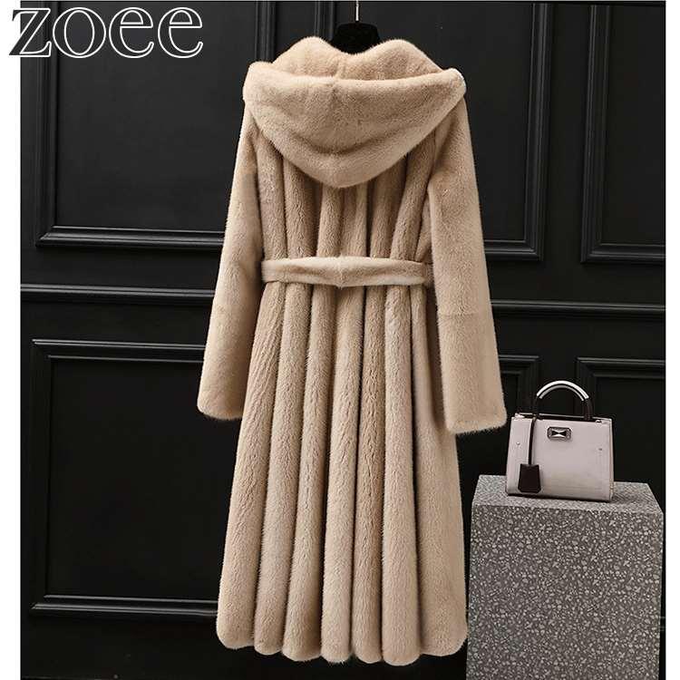 ANTICO FENICE 毛皮コート ブラウン・ホワイト ファーコート