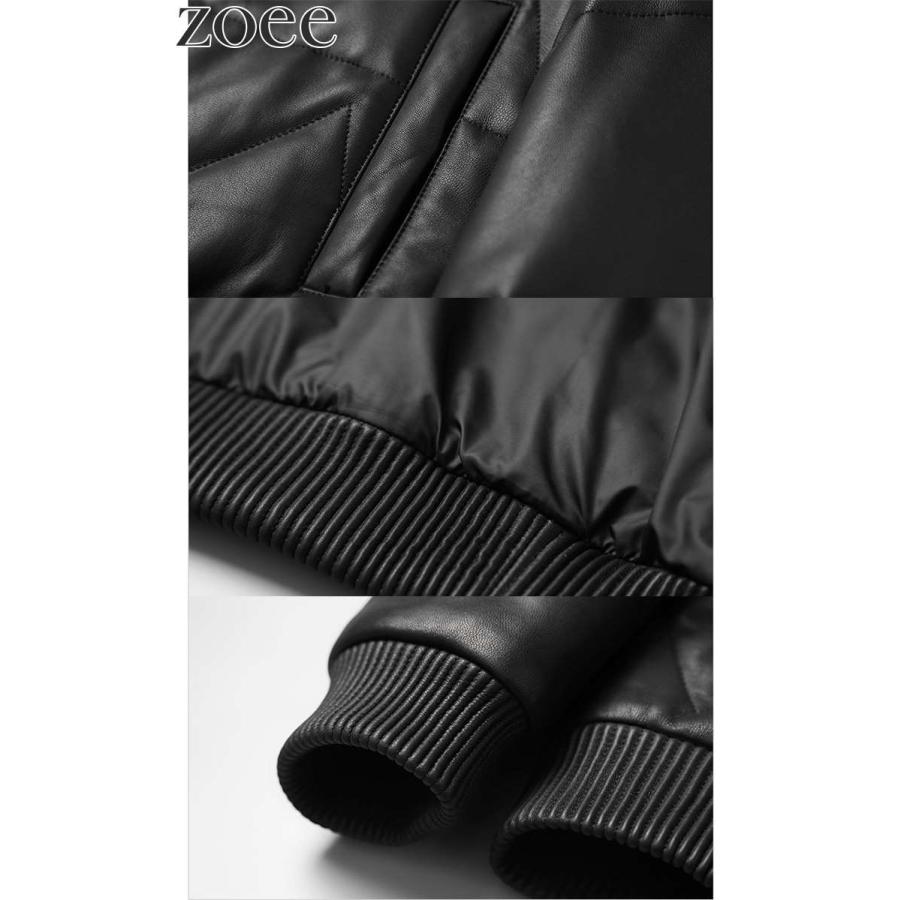 ラムレザージャケット ダウン90% 本革 ブルゾン メンズ 秋冬 アウター ブラック M/L/2L/3L/4L/5L i4b11 |  | 04