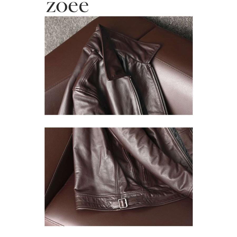 masses カウレザー　ジャケット❗️Lサイズ カウレザージャケット 牛革 本革 メンズ 秋冬 アウター ステン