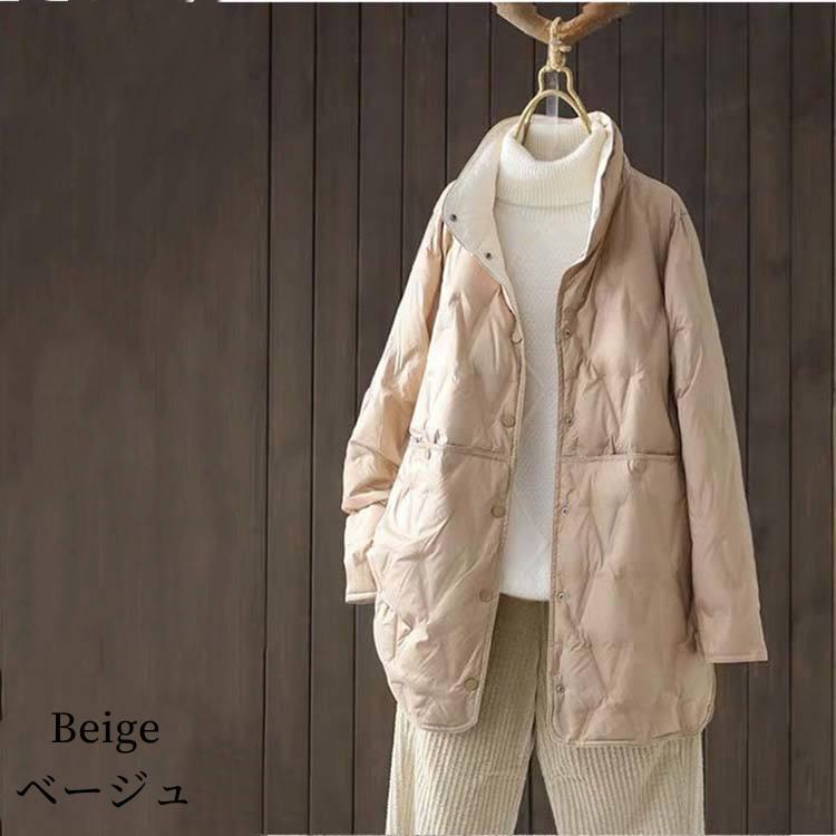 パーリーゲイツ ダウンジャケット 1/M ベージュ　アイボリー　レディース PEARLY GATES（パーリーゲイツ） 2WAYナイロンダウンジャケット