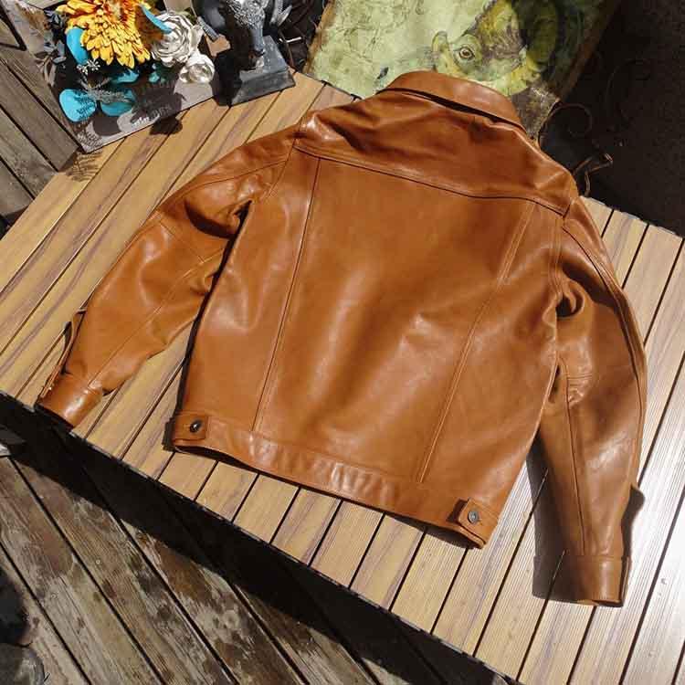 M【新品】18万円 ナッパオイル牛革レザージャケット 入手困難モデル