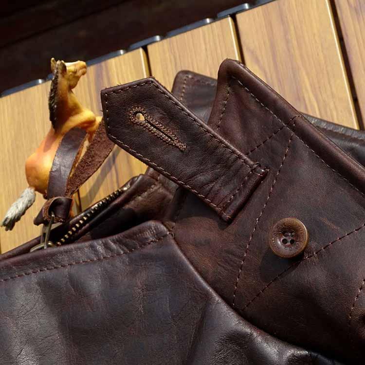 フォウル レザー ジャケット コート メンズ  仔馬革 アウター ブラウン S/M/L/2L/3L/4L/5L k4b07 |  | 15