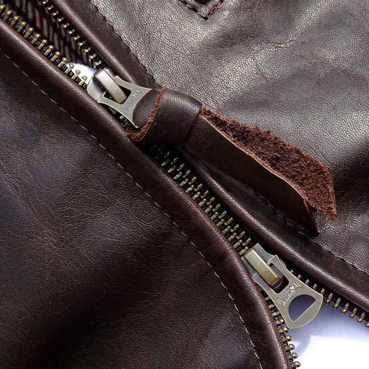 フォウル レザー ジャケット コート メンズ  仔馬革 アウター ブラウン S/M/L/2L/3L/4L/5L k4b07 |  | 07