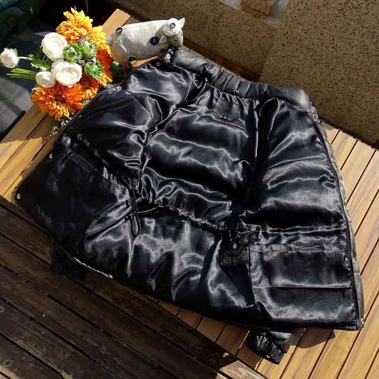 ラムレザー ダウンジャケット コート メンズ  アウター ブラック S/M/L/2L/3L/4L/5L k4b21 |  | 05