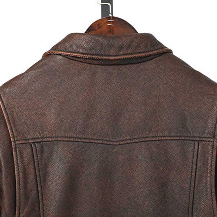 カウレザー ジャケット コート メンズ  牛革 アウター ブラウン S/M/L/2L/3L/4L/5L k4b23 |  | 12