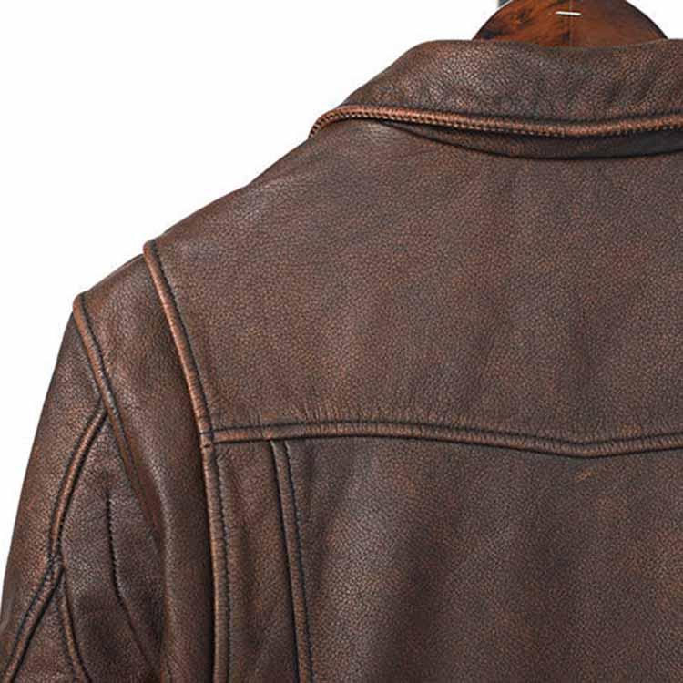 カウレザー ジャケット コート メンズ  牛革 アウター ブラウン S/M/L/2L/3L/4L/5L k4b23 |  | 13