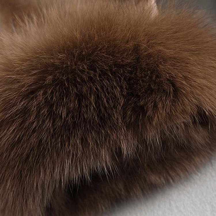 【美品】シェーブル☆フォックスファー　ムートン　スウェード　ベルト付　コート me+em select（ミームセレクト） ムートンコート ボアコート 「 2size