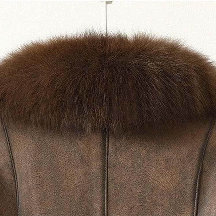 フォックスファー襟 ラビットファームートン ジャケット コート