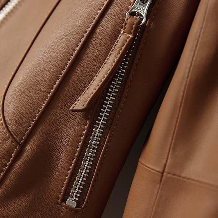 ラムレザー ジャケット コート レディース 本革 秋/冬 アウター ブラウン/キャメル/ブラック M/L/2L/3L l1b01 |  | 12