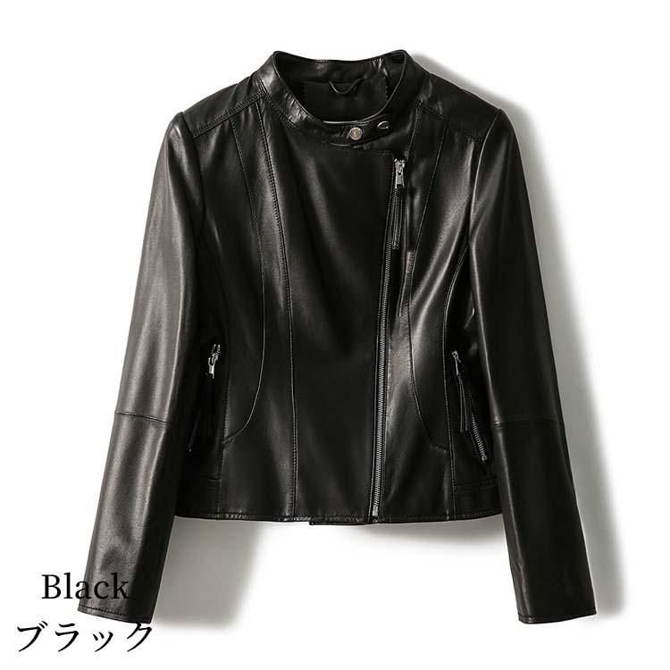 ラムレザー ジャケット コート レディース 本革 秋/冬 アウター ブラウン/キャメル/ブラック M/L/2L/3L l1b01 |  | 01