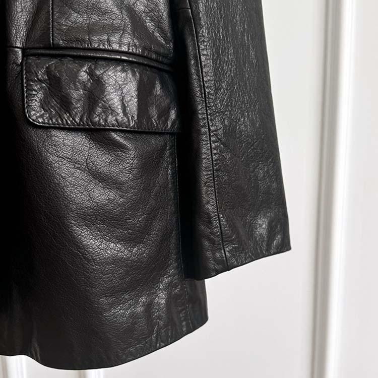 ラムレザー ジャケット コート レディース ショート 本革 羊革 秋/冬 アウター ブラック S/M/L/2L l1b52 |  | 04