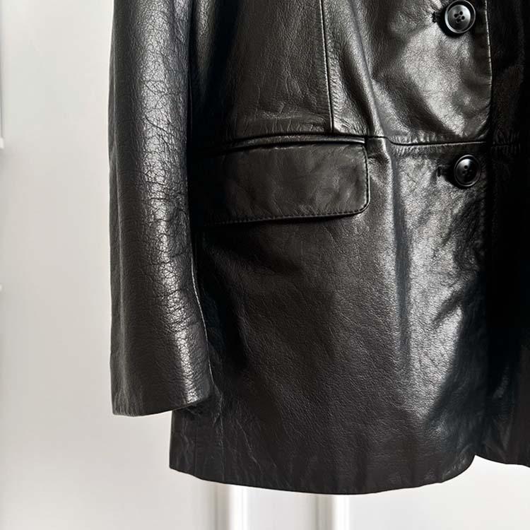 ラムレザー ジャケット コート レディース ショート 本革 羊革 秋/冬 アウター ブラック S/M/L/2L l1b52 |  | 05