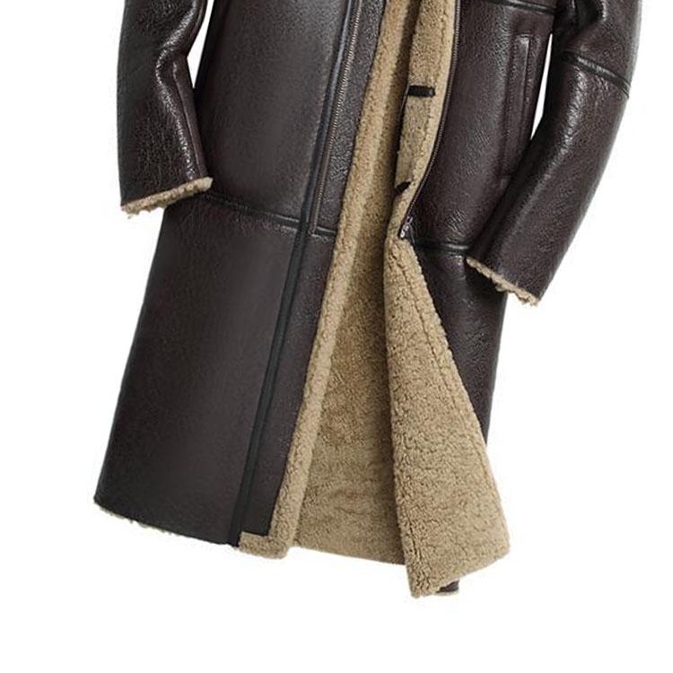 ラムムートン ラムレザー コート メンズ アウター 羊皮 本革 秋/冬