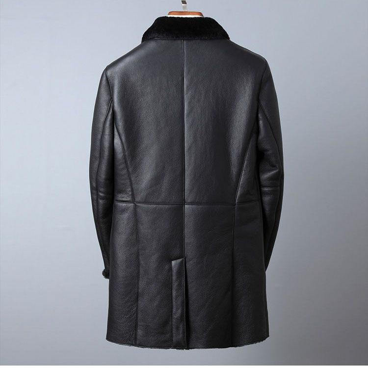 ラムムートン ラムレザー 羊革 コート 本革 メンズ 秋/冬 アウター ブラック L/2L/3L/4L/5L l4a22 |  | 03