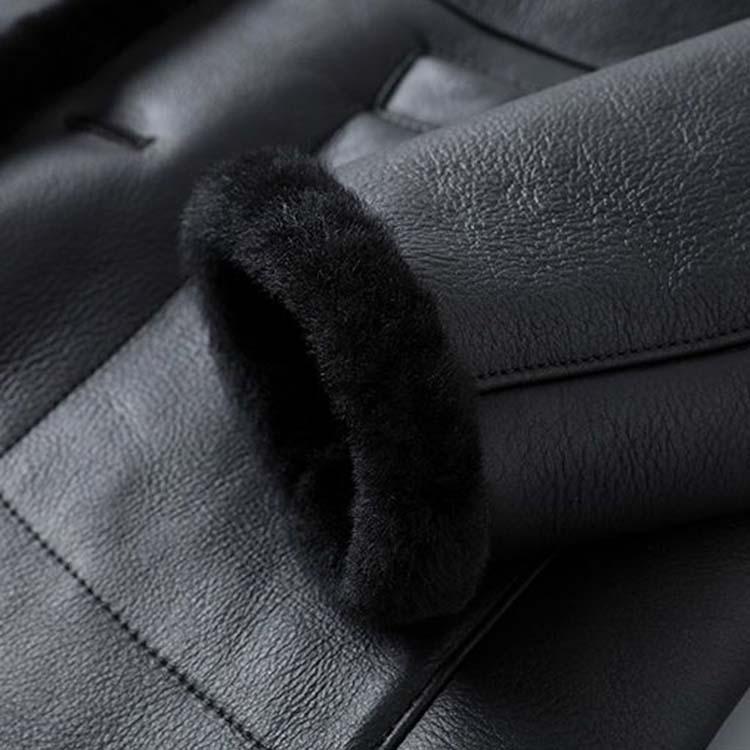 ラムムートン ラムレザー 羊革 コート 本革 メンズ 秋/冬 アウター ブラック L/2L/3L/4L/5L l4a22 |  | 05