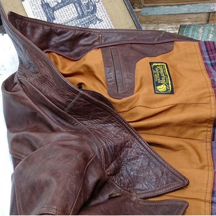 レザー ジャケット コート メンズ アウター 本革 秋/冬 ブラウン S/M/L/2L/3L/4L/5L l4b10 |  | 08