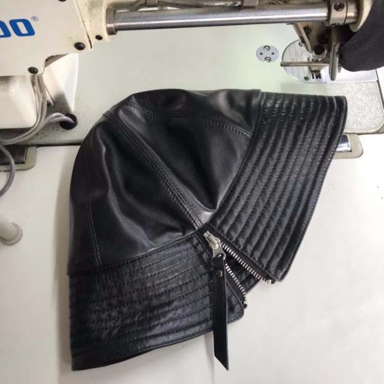 ラムレザー ハット 帽子 本革 秋/冬 メンズ レディース ブラック フリーサイズ FREE l4b16 |  | 02