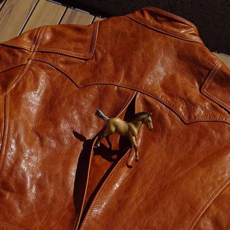 フォウルレザー 馬革 ジャケット コート 本革 メンズ 秋/冬 アウター キャラメル S/M/L/2L/3L/4L/5L l4b25 |  | 10