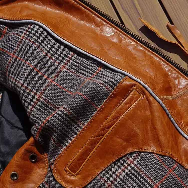 フォウルレザー 馬革 ジャケット コート 本革 メンズ 秋/冬 アウター キャラメル S/M/L/2L/3L/4L/5L l4b25 |  | 08